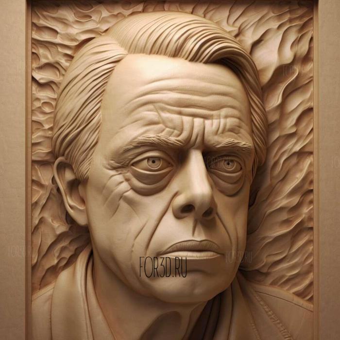 steve buscemi 2 stl model for CNC